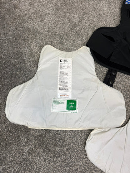 Ex Police Mehler Body Armour Vest & Bag Anti Stab & Ballistic HG1A & KR1 Security - LARGE
