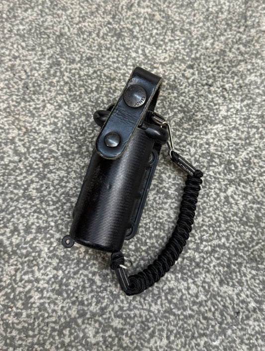 Ex Police CS Pepper Spray Holder Peter Jones With Klickfast Attachment & Lanyard