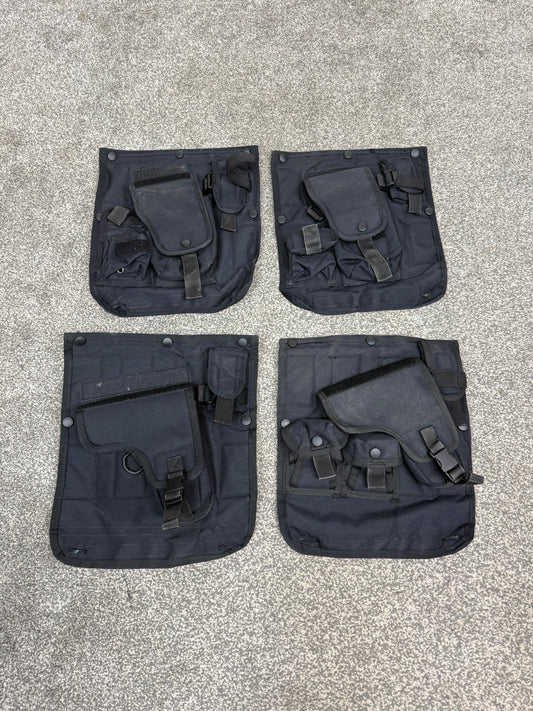 Ex Police 4x Arktis Firearms Vest Attachment Modular Panel Holster & Pouches - Job Lot