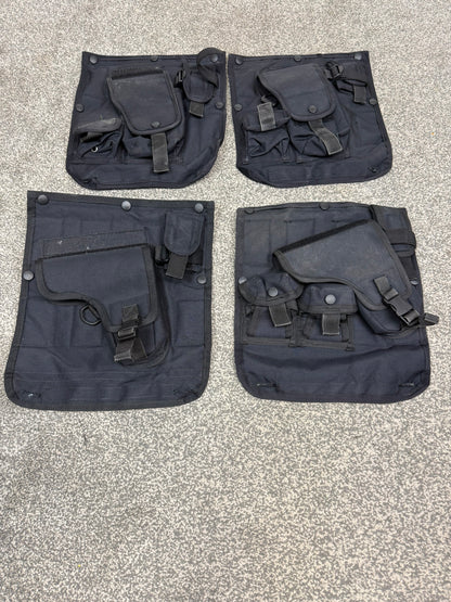 Ex Police 4x Arktis Firearms Vest Attachment Modular Panel Holster & Pouches - Job Lot