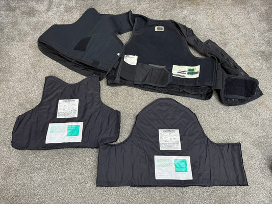 Ex Police Highmark Body Armour Vest Anti Stab & Ballistic HG1A & KR1 XL Security Film