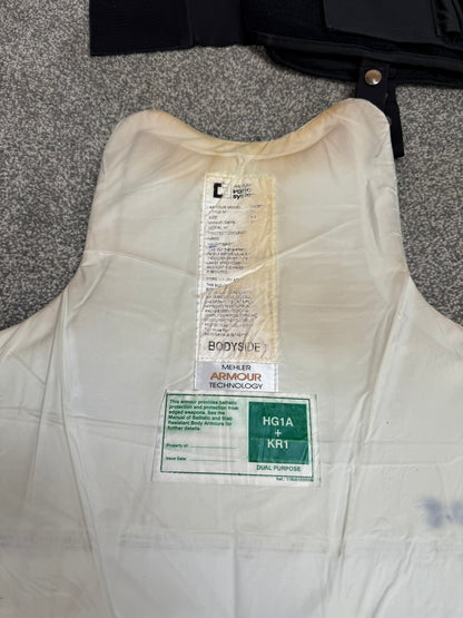 Ex Police Mehler Body Armour Vest Anti Stab & Ballistic HG1A & KR1 L-XL Security