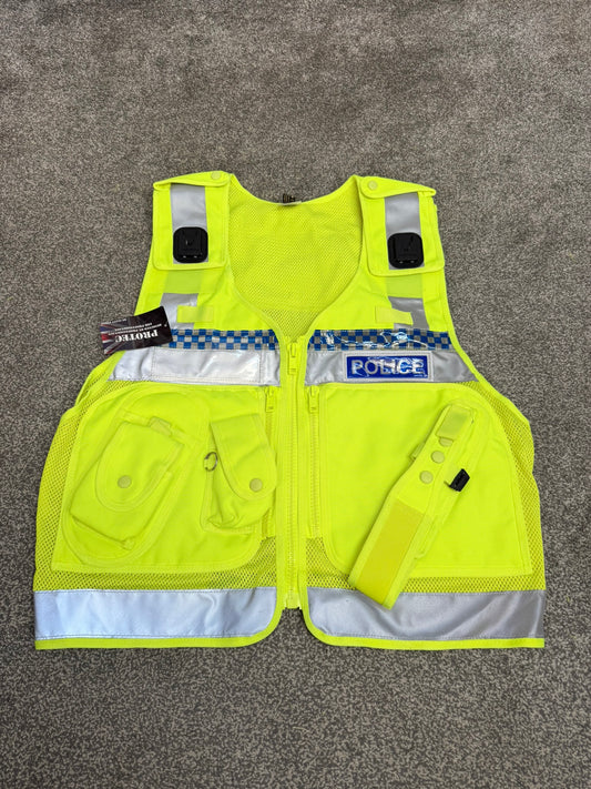 NEW Police Protec Utility Tac Vest Badged Large - Collector Display Security
