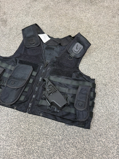 Ex Police Black Safariland Vest Molle Holster Tactical Utility Security Vest XL