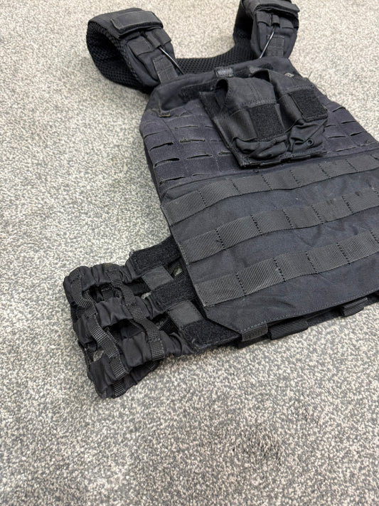 5.11 TacTec MOLLE Plate Carrier Vest Black Security Patrol Airsoft