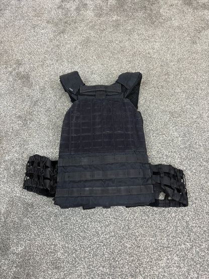 5.11 TacTec MOLLE Plate Carrier Vest Black Security Patrol Airsoft