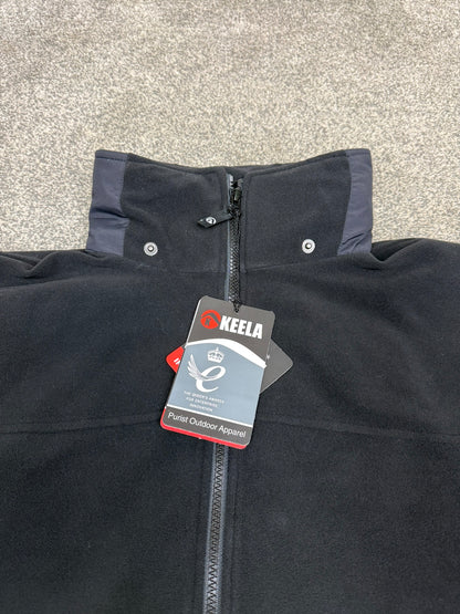 NEW Ex Police Keela Neptune Black Fleece Windproof Waterproof - XS