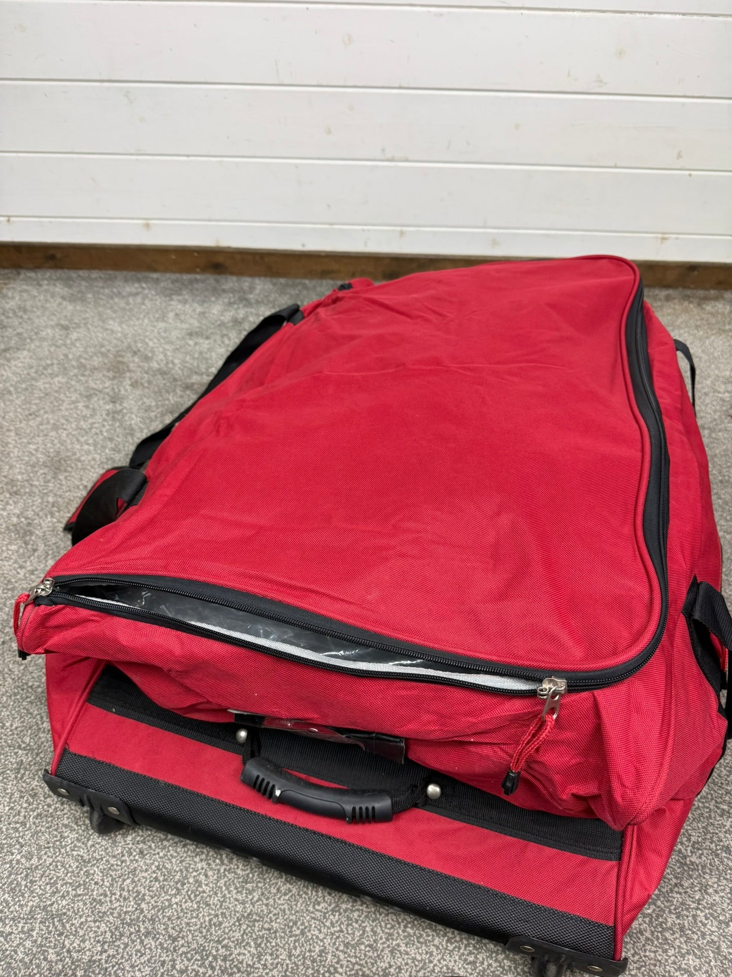 Ex Police Large Holdall Wheeled Suitcase Deployment Bag PSU Riot Bag