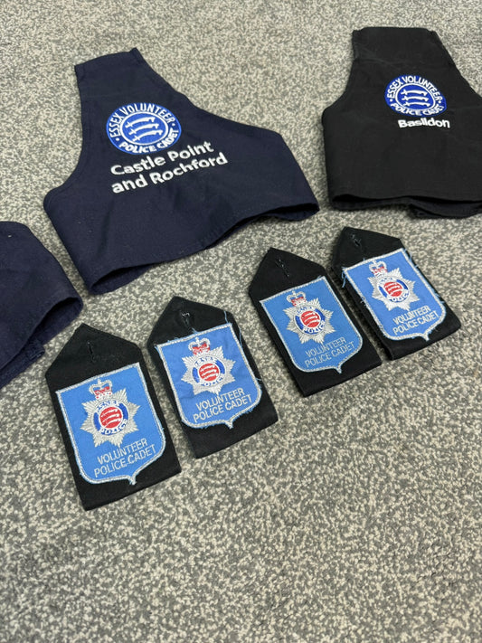 Essex Police Volunteer Police Cadet VPC Epaulettes & Brassards Collector Memorabilia Display