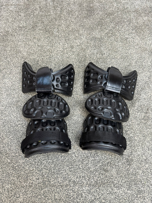 Ex Police Riot Shoulder Upper Arm Guards PAIR Level 2 Protection Airsoft Paintball