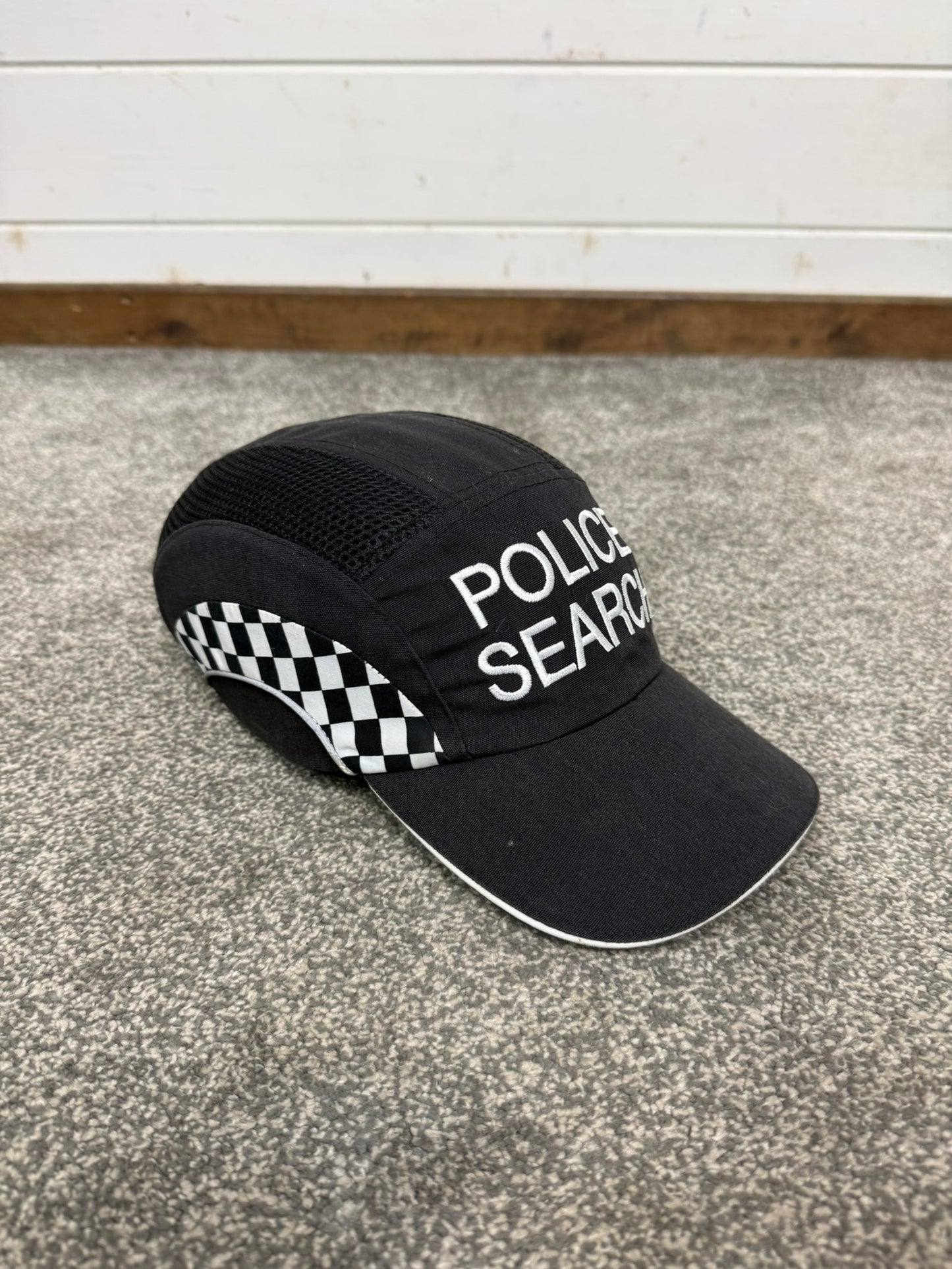 Ex Police Search Baseball Cap Bump Hat Collector Display Film Uniform