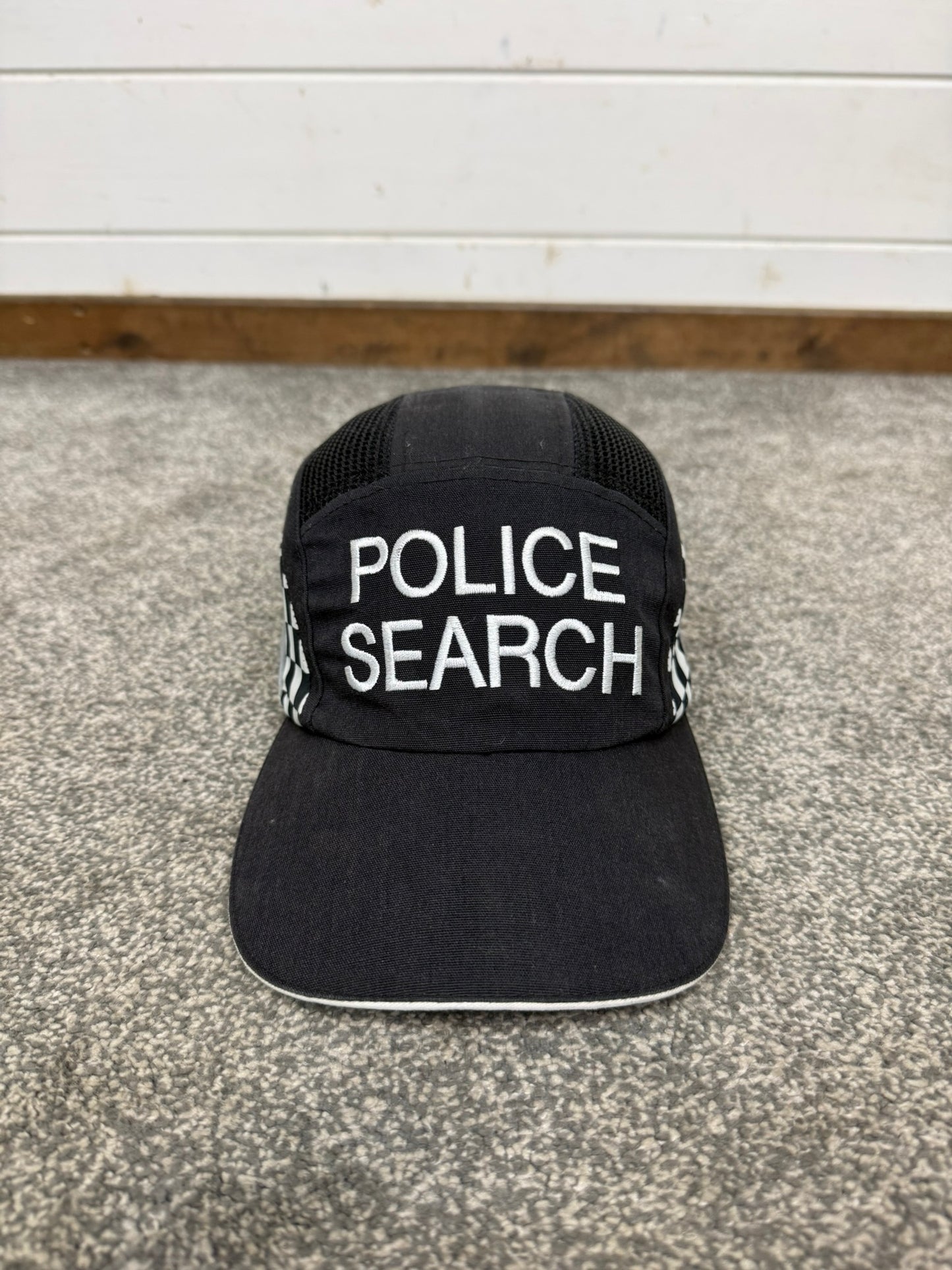 Ex Police Search Baseball Cap Bump Hat Collector Display Film Uniform