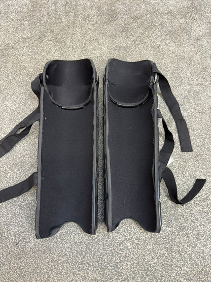 Ex Police Riot Knee & Shin Guards PAIR Level 2 Protection Dog Handler Airsoft Paintball