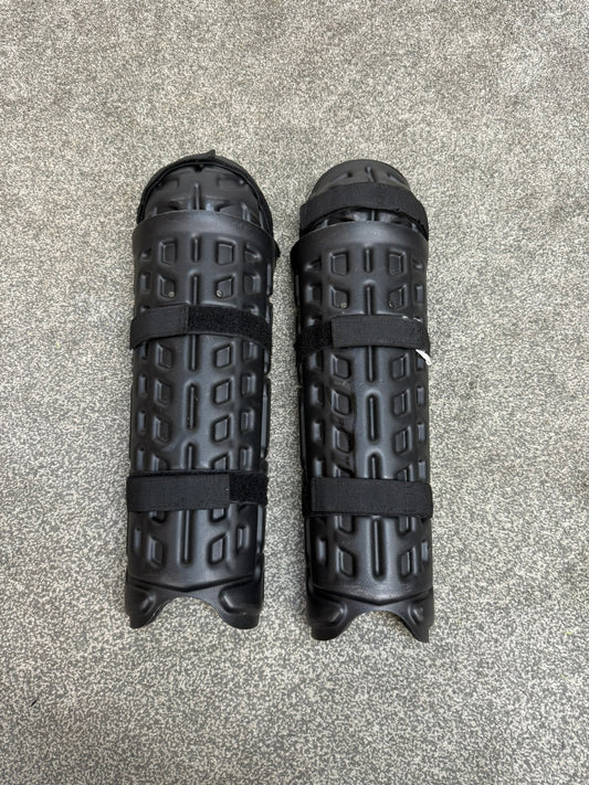 Ex Police Riot Knee & Shin Guards PAIR Level 2 Protection Dog Handler Airsoft Paintball