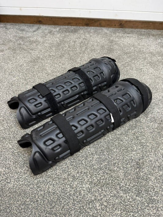 Ex Police Riot Knee & Shin Guards PAIR Level 2 Protection Dog Handler Airsoft Paintball