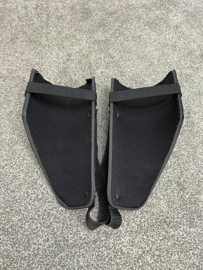 Ex Police Riot Thigh Leg Guards PAIR Level 2 Protection Dog Handler Airsoft Paintball