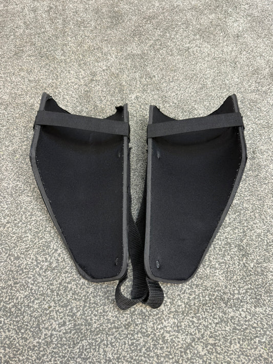 Ex Police Riot Thigh Leg Guards PAIR Level 2 Protection Dog Handler Airsoft Paintball