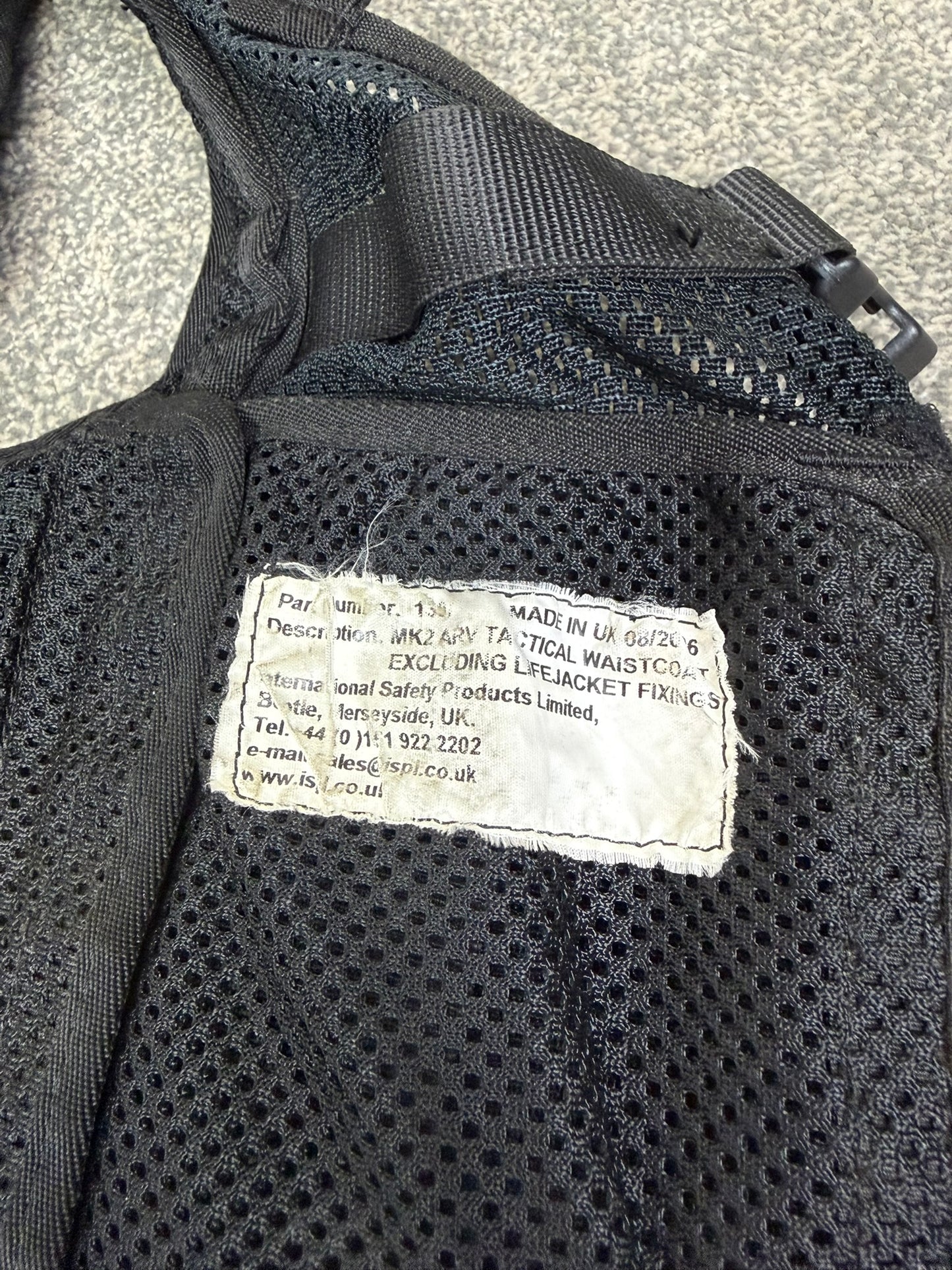 Ex Police Firearms ARV Tactical Waistcoat Vest Security Patrol Dog Handler