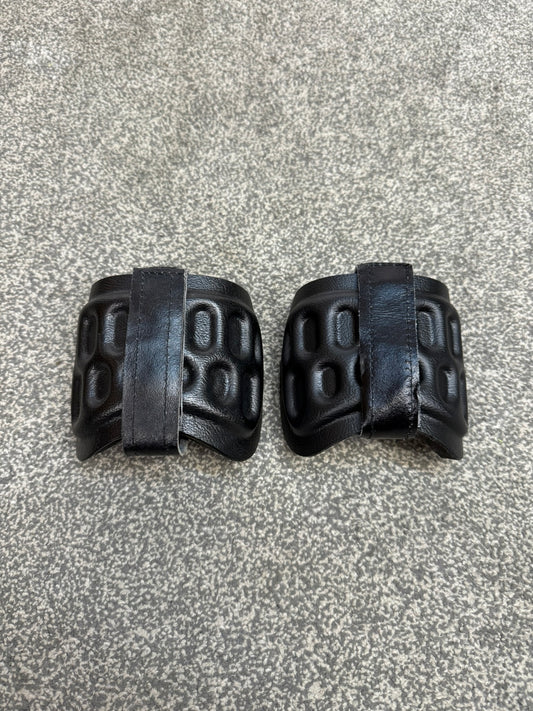 Ex Police Riot Foot Guard Boot Protection PAIR Dog Handler Airsoft Paintball