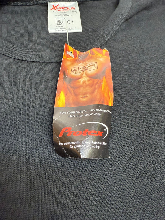 NEW Ex Police Xcelcius Protex Men's Long Sleeve Top Riot Undergarment X Large