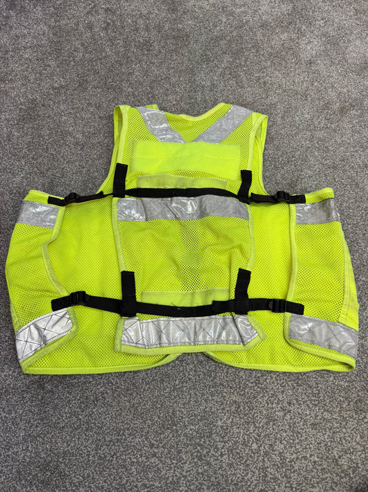 Ex Police Hi Vis Utility Tac Vest X Large Security Patrol Equipment Vest Marshall