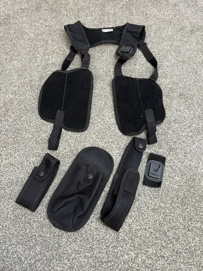 Covert Harness Hook & Loop Modular Pouches Ex Police Security PI Vest