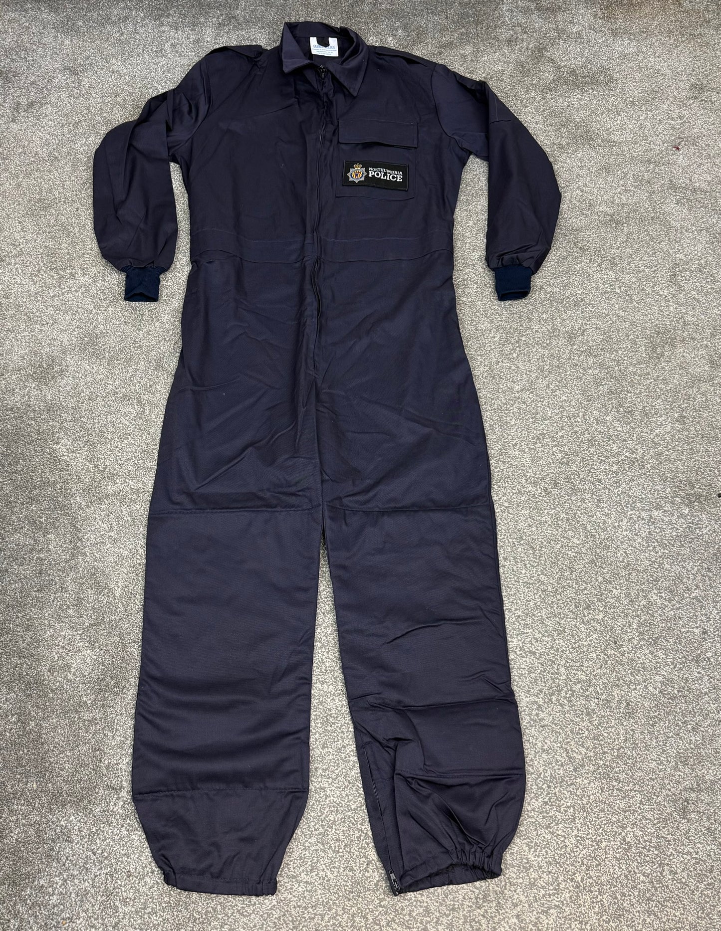 Ex Northumbria Police Derby Unitex Coverall Riot Suit XL Riot Overalls - Badged