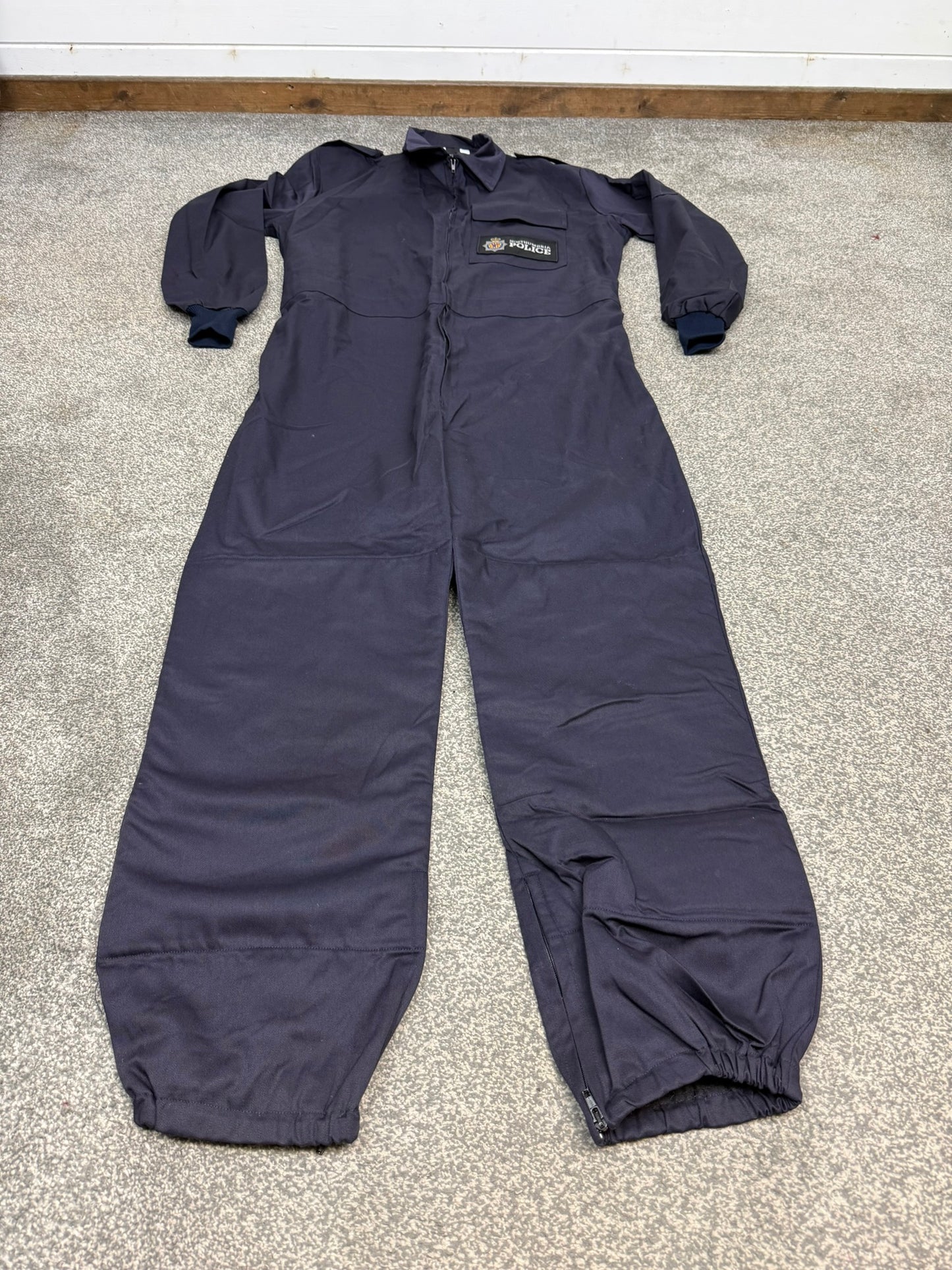 Ex Northumbria Police Derby Unitex Coverall Riot Suit XL Riot Overalls - Badged