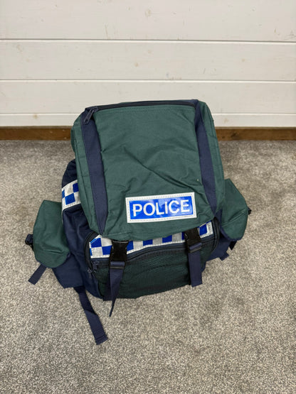 Ex Police Backpack Rucksack BADGED Collector TV Film Display