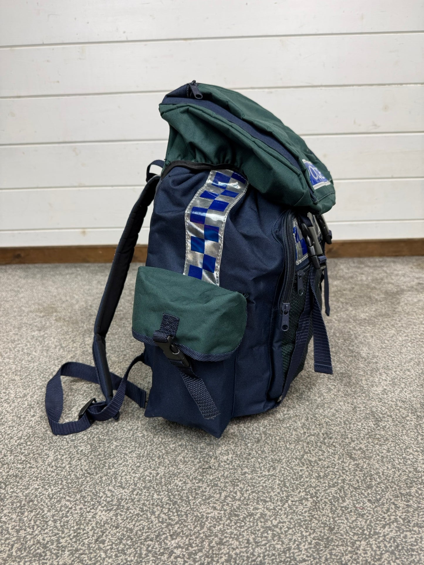 Ex Police Backpack Rucksack BADGED Collector TV Film Display