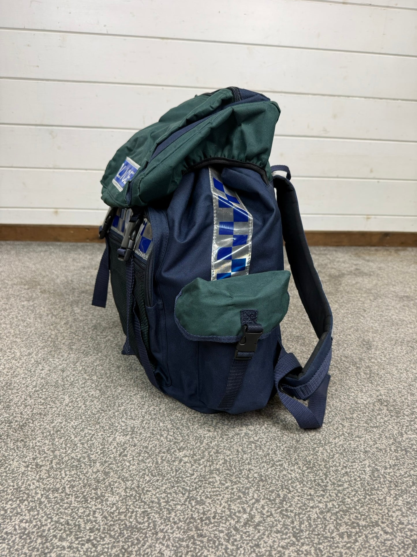 Ex Police Backpack Rucksack BADGED Collector TV Film Display
