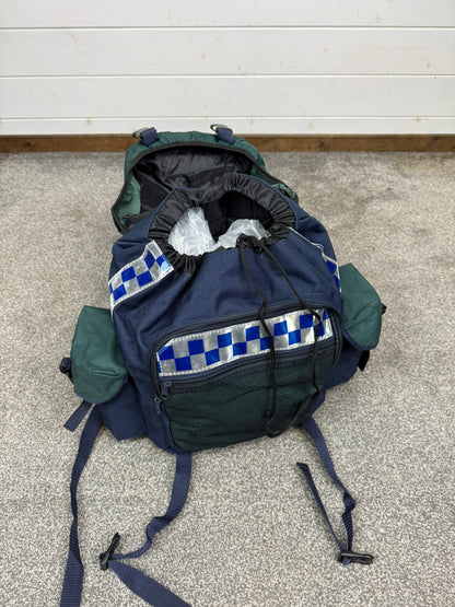 Ex Police Backpack Rucksack BADGED Collector TV Film Display