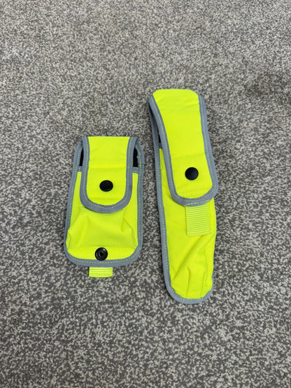 2x Safariland Hi Vis Molle Pouch Ex Police Vest Pouches Security