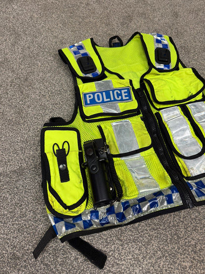Ex Police Hi Vis Utility Tactical Vest Dog Handler Patrol Collector Display TV Film Uniform