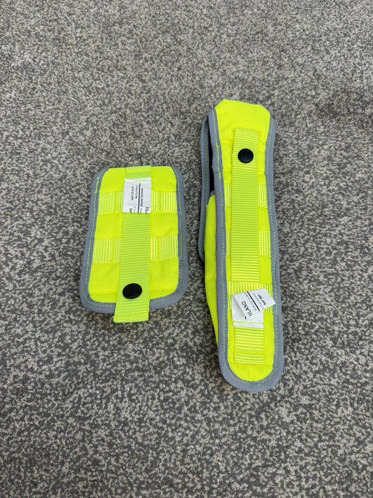 2x Safariland Hi Vis Molle Pouch Ex Police Vest Pouches Security