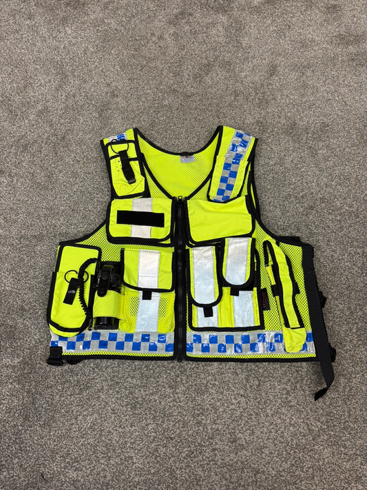 Ex Police Hi Vis Utility Tactical Vest Dog Handler Security Patrol