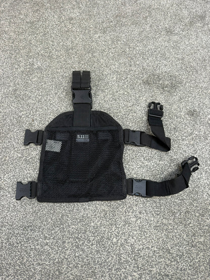 Ex Police 5.11 Tactical Black Molle Thigh Rig Security Airsoft