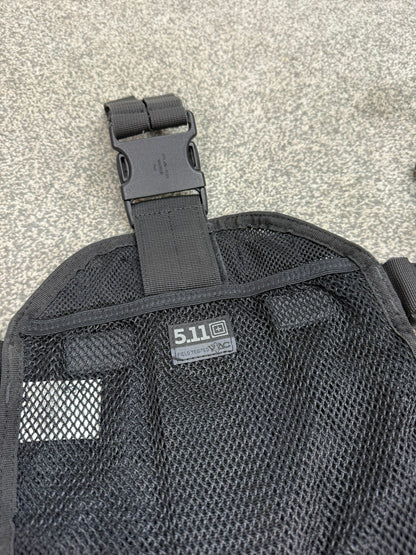 Ex Police 5.11 Tactical Black Molle Thigh Rig Security Airsoft