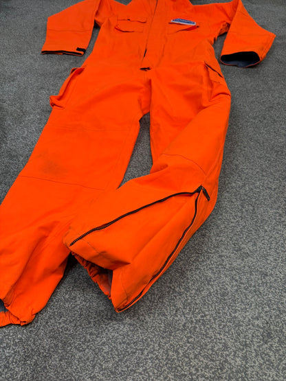 Ex Police Orange Remploy CBRN Peeler Waterproof Coverall Overall Suit 180/100