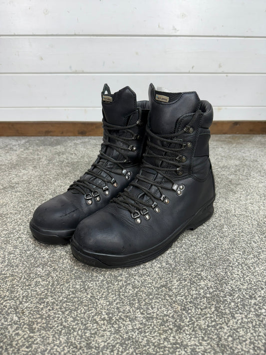 Altberg Peacekeeper P3 VS Black Leather Waterproof Combat Boots Size UK 9