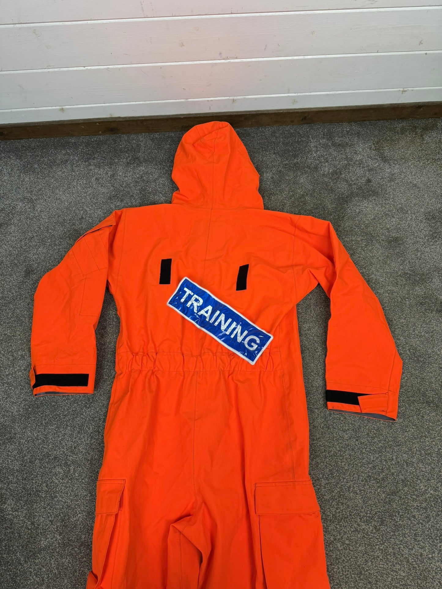 Ex Police Orange Remploy CBRN Peeler Waterproof Coverall Overall Suit 180/100