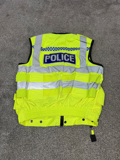 Ex Police Badged Hi Vis Utility Tactical Vest Gilet Yaffy 232 VGC - Medium