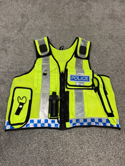 Ex Police Hi Vis Utility Tactical Vest Dog Handler Patrol Collector Display TV Film Uniform