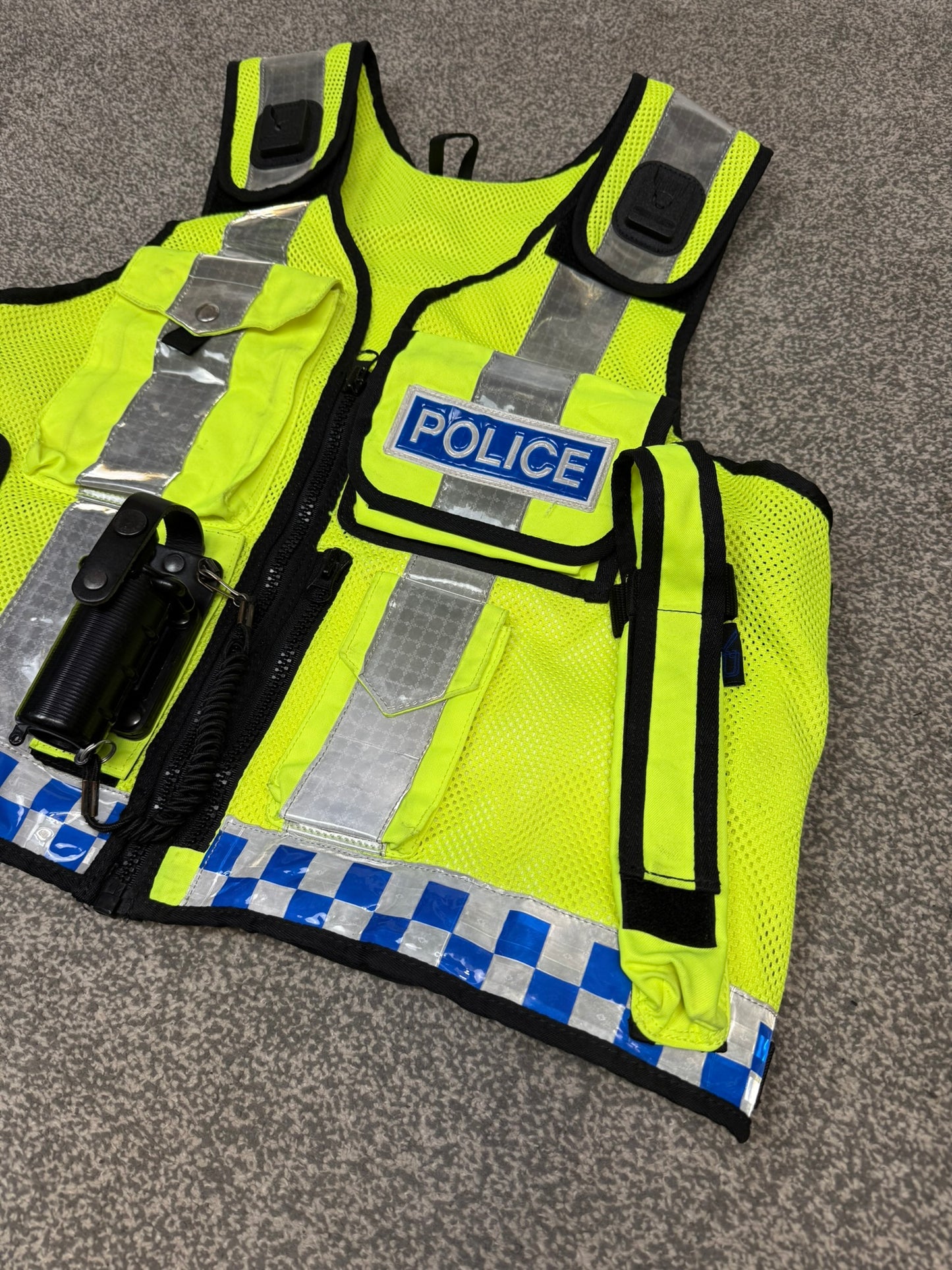 Ex Police Hi Vis Utility Tactical Vest Dog Handler Patrol Collector Display TV Film Uniform