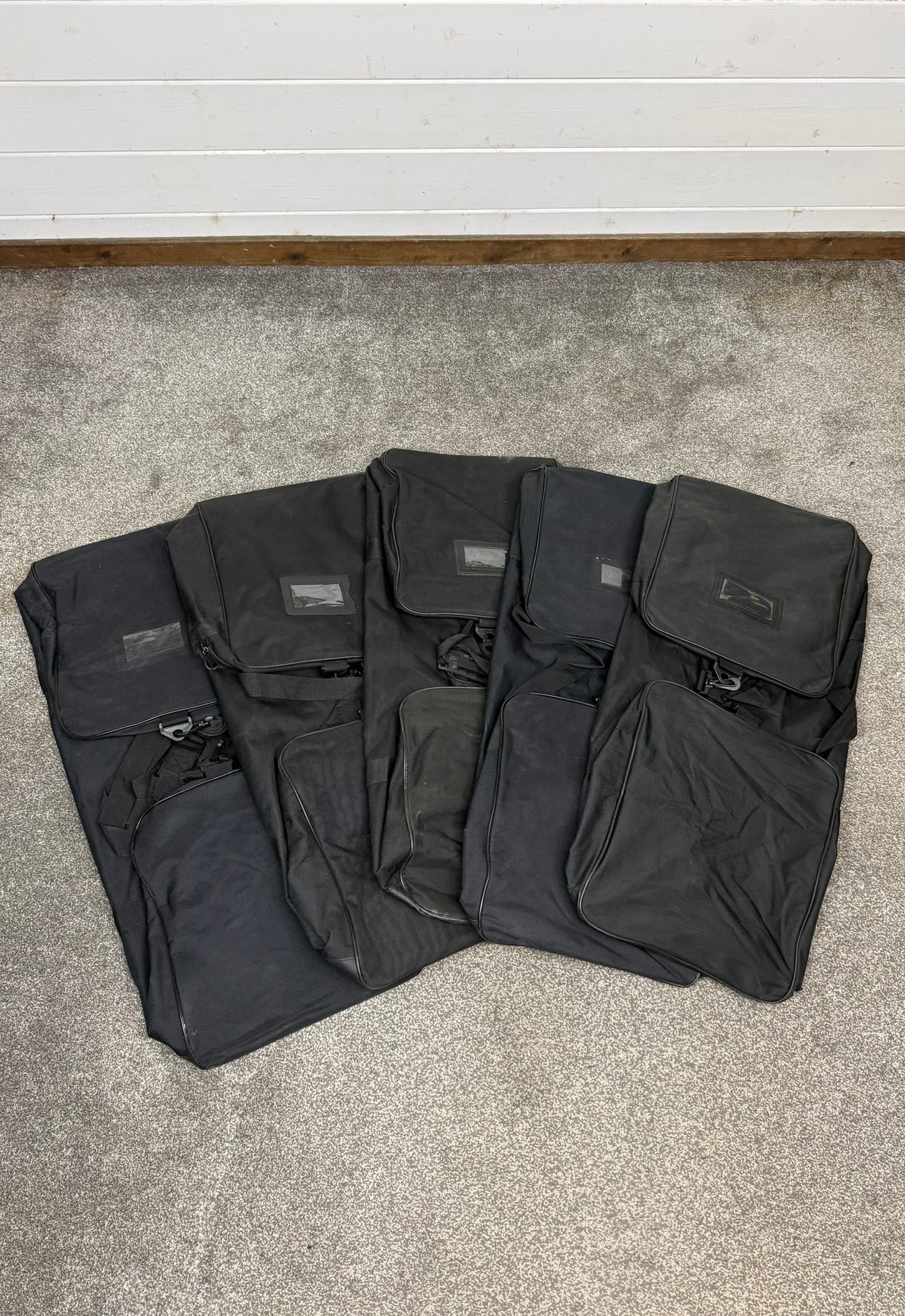 Ex Police Black Holdall Bag x5 Duffle Kit Bag Gym Security Travel Bag