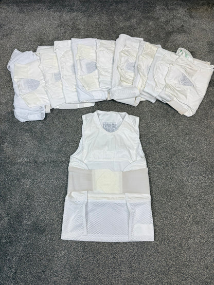 Ex Police White Covert Body Armour Cover Aegis x10 - Resale TV Film Security Uniform