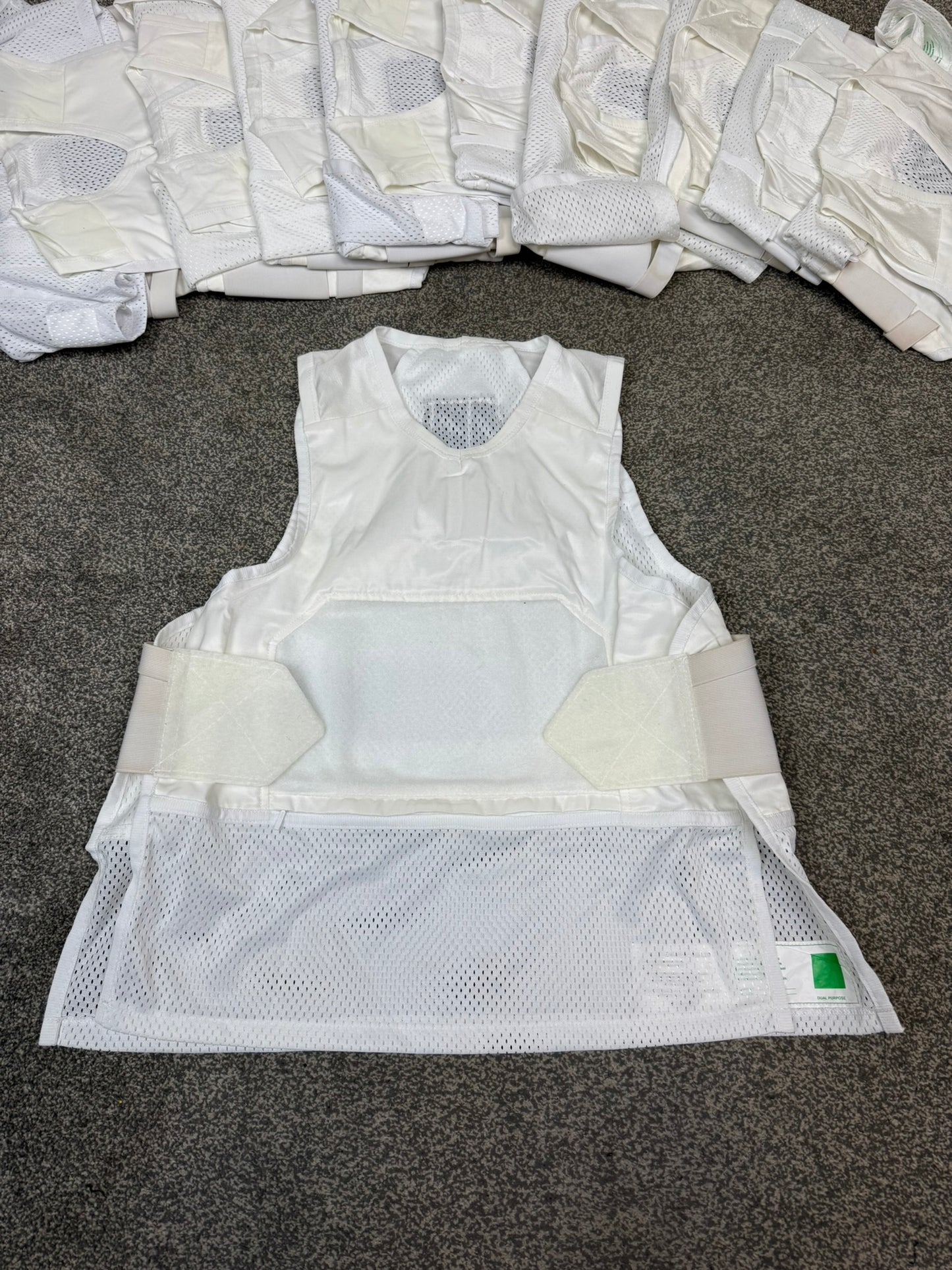 Ex Police White Covert Body Armour Cover Aegis x10 - Resale TV Film Security Uniform