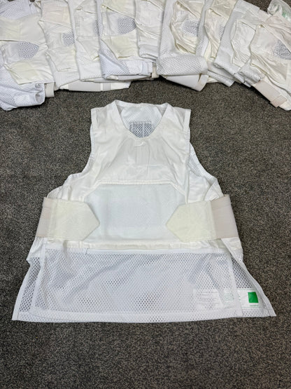 Ex Police White Covert Body Armour Cover Aegis x10 - Resale TV Film Security Uniform