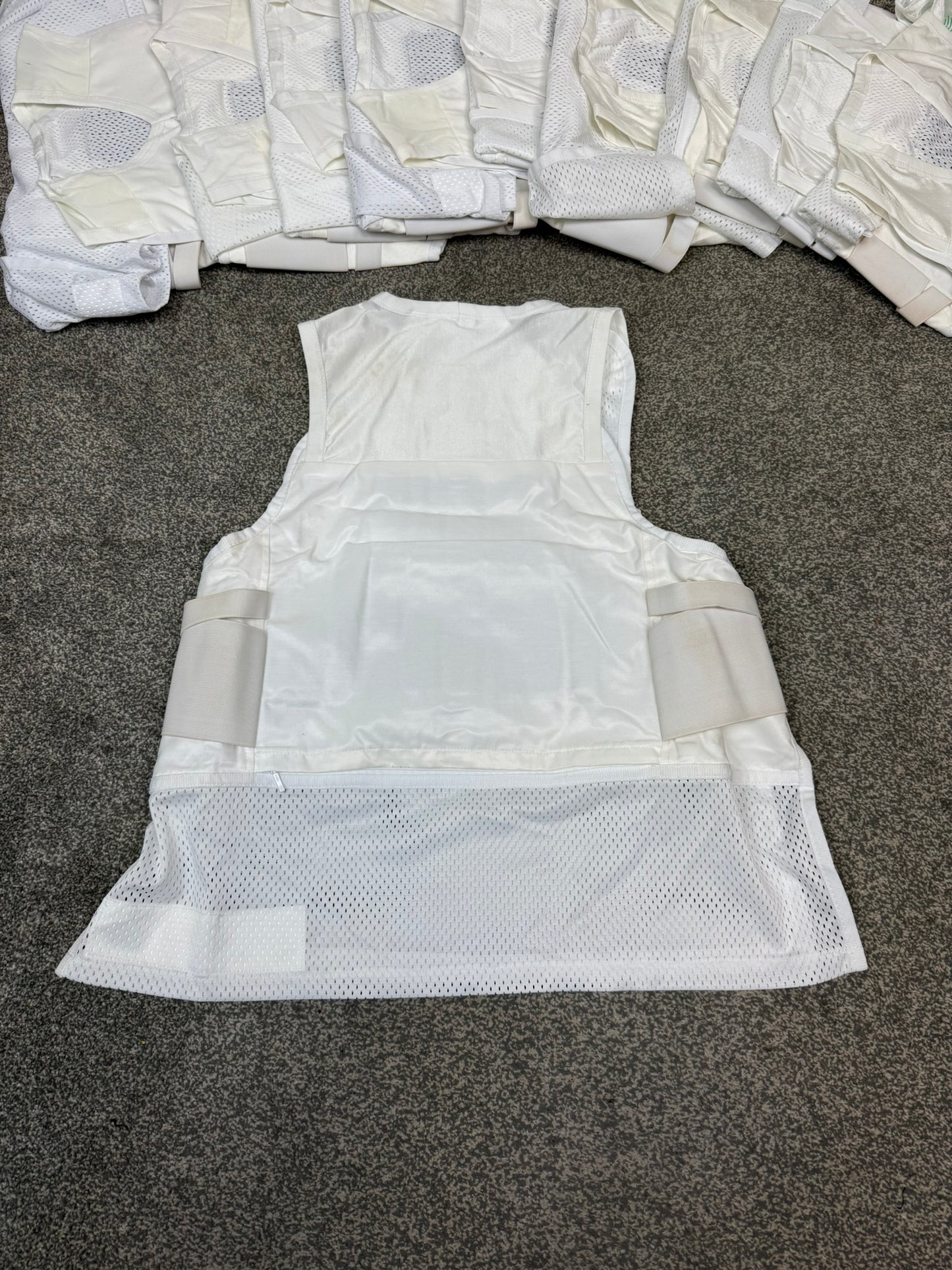 Ex Police White Covert Body Armour Cover Aegis x10 - Resale TV Film Security Uniform