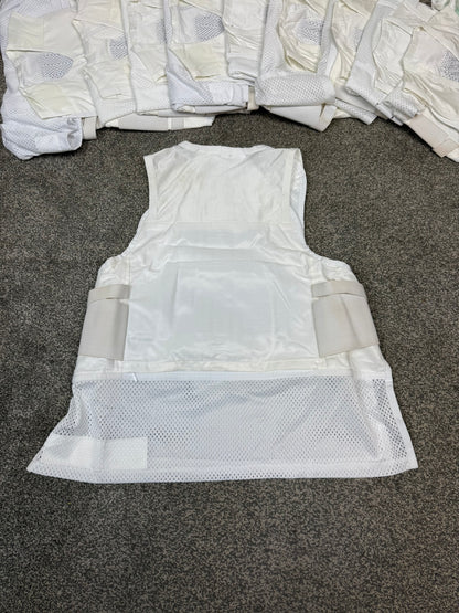 Ex Police White Covert Body Armour Cover Aegis x10 - Resale TV Film Security Uniform